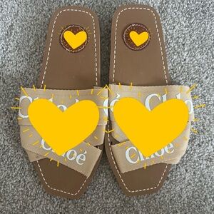 WOODY MULE in Desert Beige Slip On Sandals